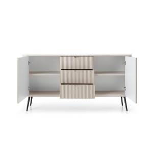 Komoda K168 ZOVA (kaszmir z czarnymi nóżkami)