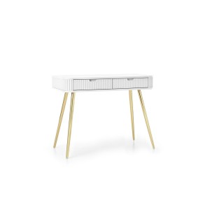 Toaletka T103 ZOVA (biały ze złotymi nóżkami)