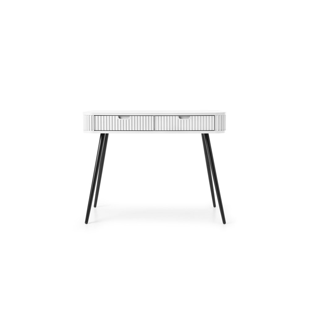 Toaletka T103 ZOVA (biały z czarnymi nóżkami)