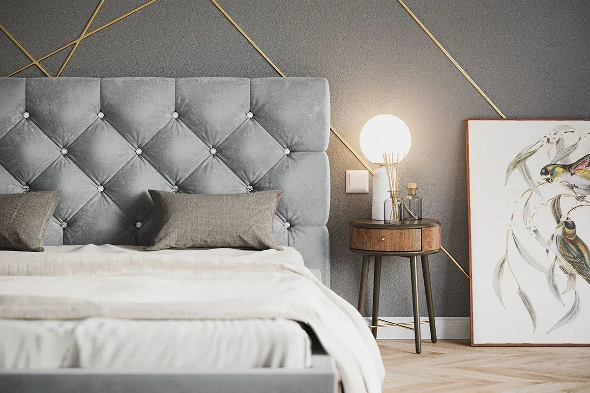 Łóżko Tapicerowane Silk 7 180x200