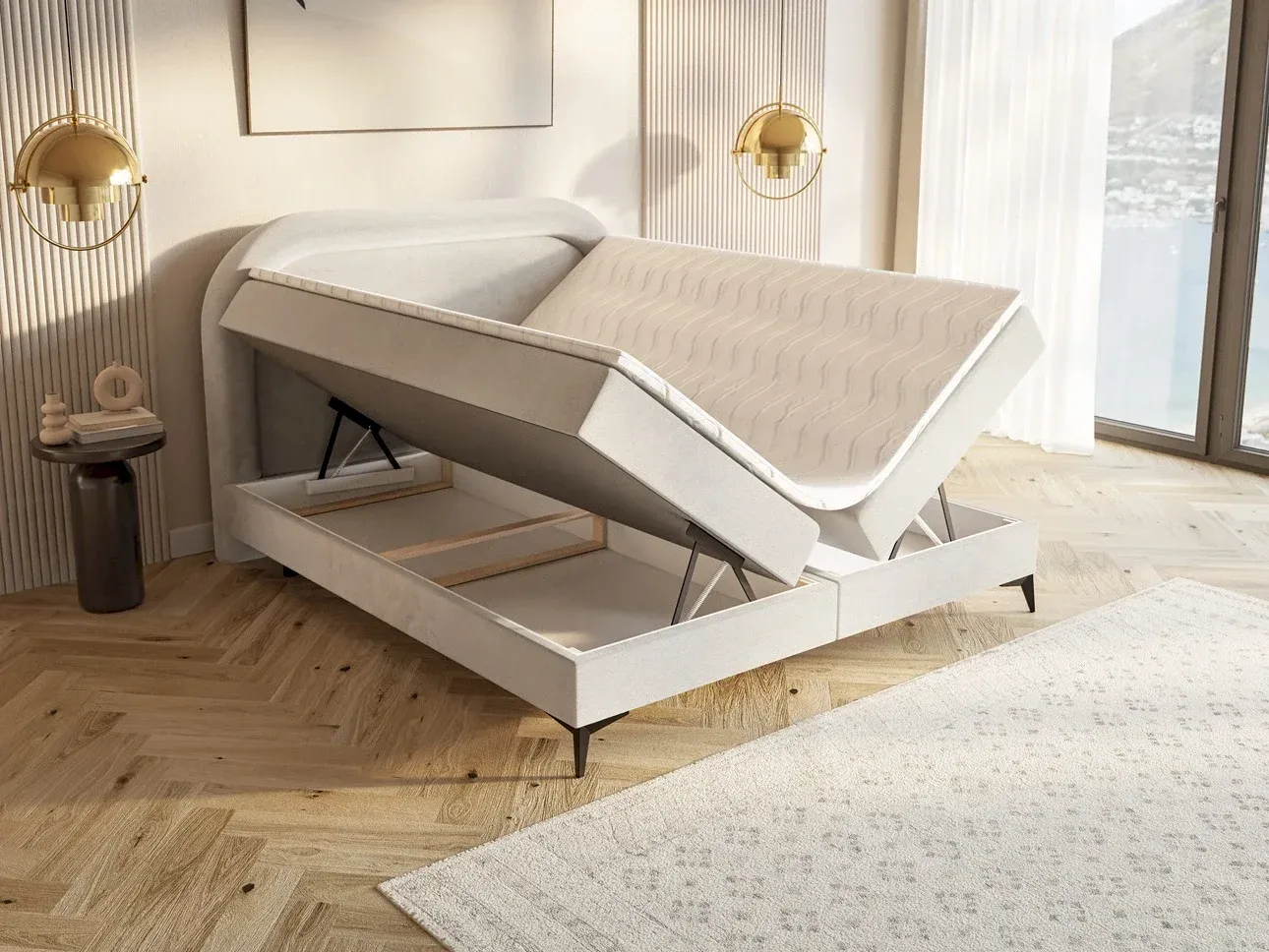 Łóżko Kontynentalne Martini 160x200