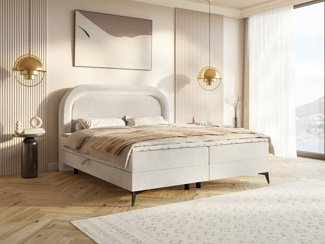 Łóżko Kontynentalne Martini 160x200