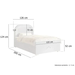 Łóżko Kontynentalne Bellini 120x200
