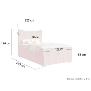 Łóżko Kontynentalne Boston 120x200