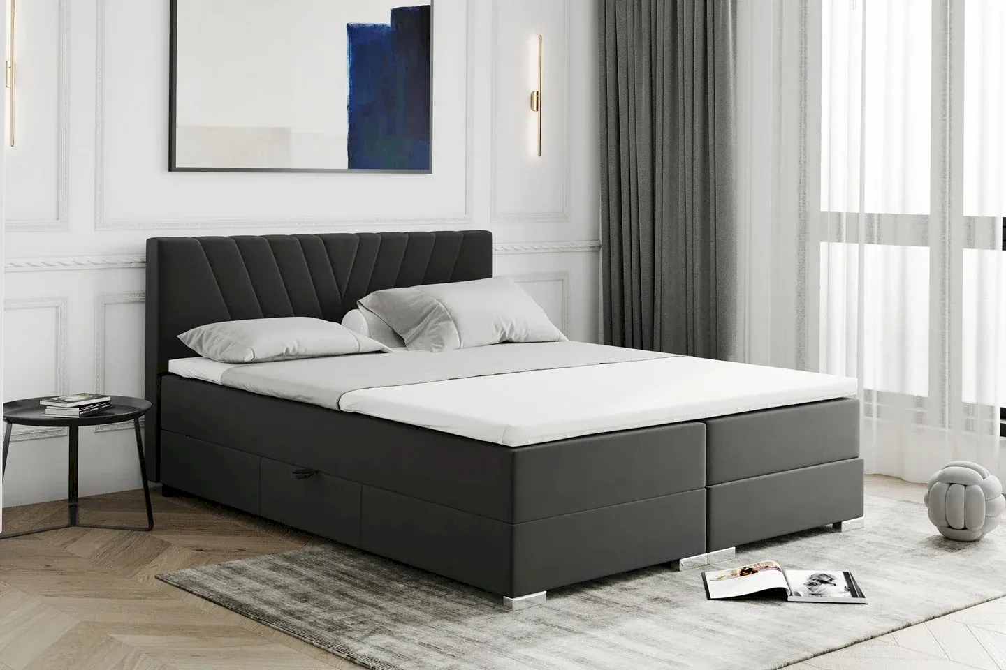 Łóżko Kontynentalne Erni 160x200