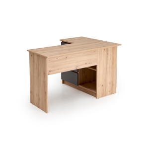 BEGA biurko, dąb artisan / grafitowy