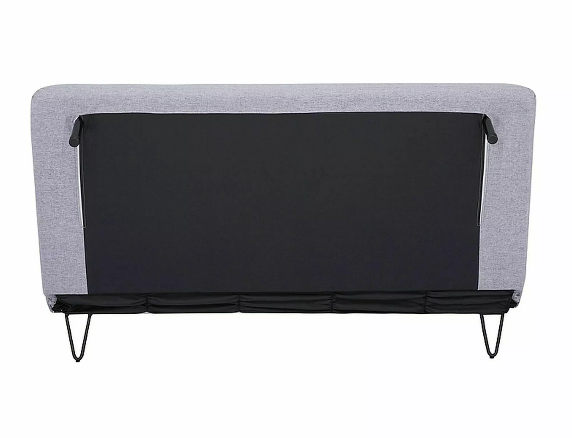 Sofa zenia szary tap.137/czarny