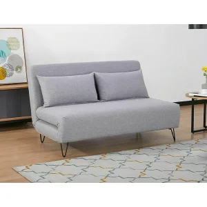Sofa zenia szary tap.137/czarny