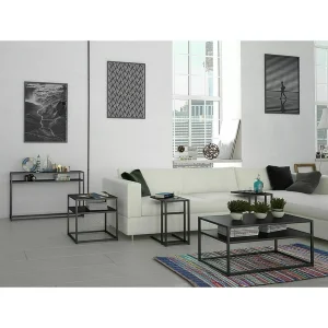 ława symphony d czarny/czarny 45x30