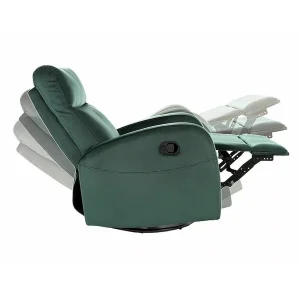 Fotel rozkładany olimp velvet zielony bluvel 78