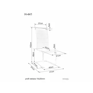 Krzesło h441 velvet czarny stelaż/szary tap. 93