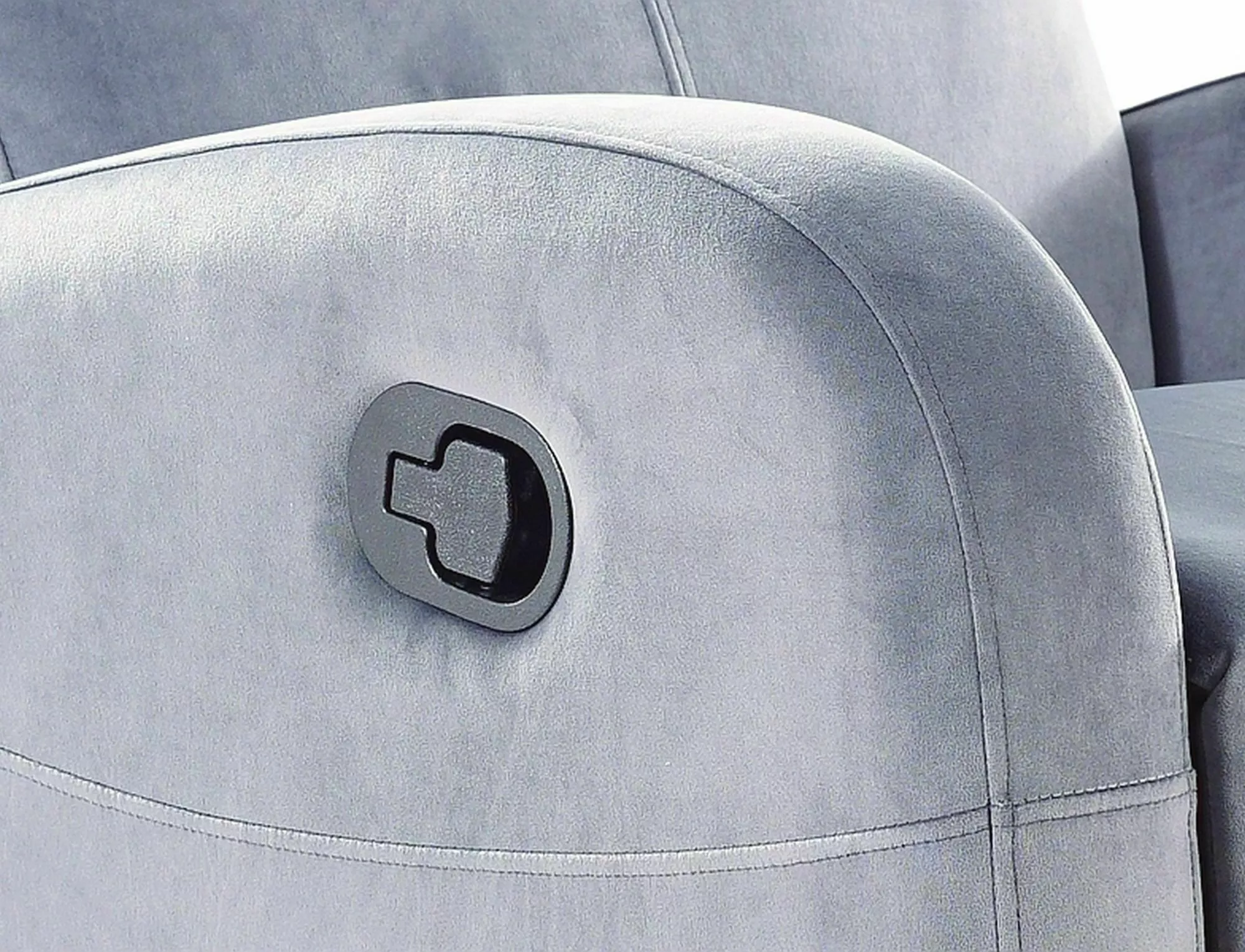 Fotel rozkładany olimp velvet szary bluvel 14