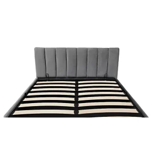 łóżko montreal velvet 140x200 kolor szary tap.192