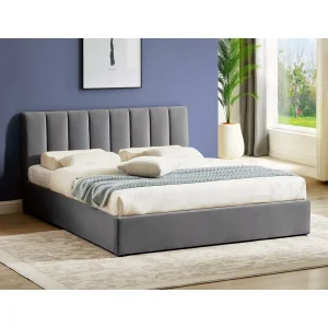 łóżko montreal velvet 140x200 kolor szary tap.192