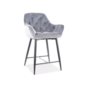 Hoker cherry h-2 velvet czarny stelaż/szary bluvel 14