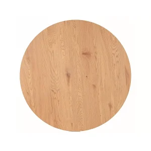 Stół aster dąb/czarny stelaż fi 120