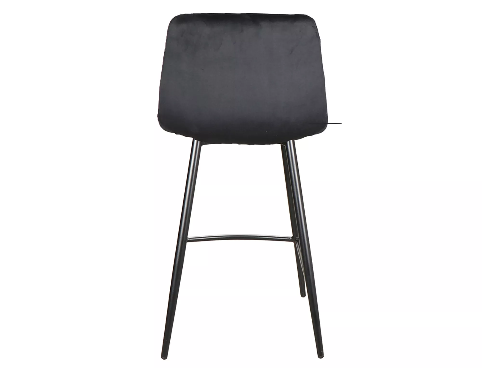 Hoker mila h-2 velvet czarny stelaż/czarny bluvel 19