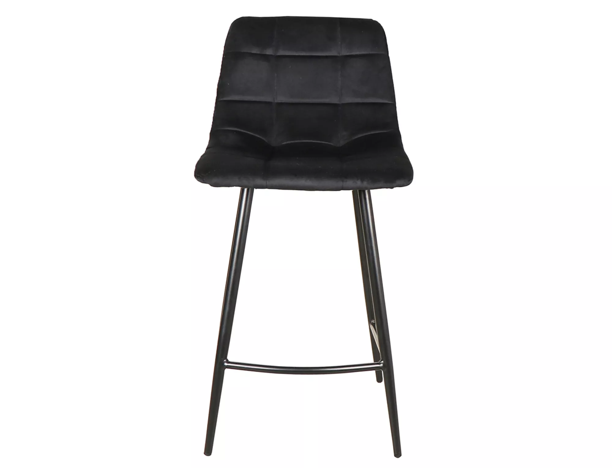 Hoker mila h-2 velvet czarny stelaż/czarny bluvel 19