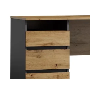 Biurko b-005 dąb wotan / antracyt