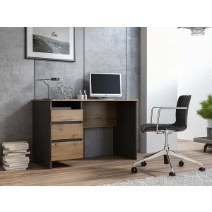 Biurko b-005 dąb wotan / antracyt