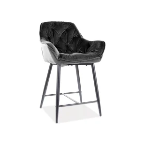 Hoker cherry h-2 velvet czarny stelaż/czarny bluvel 19