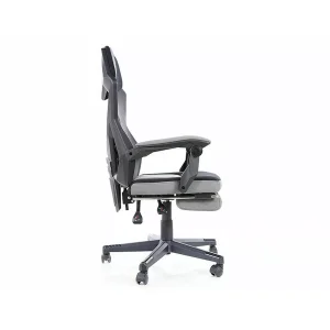 Fotel obrotowy q-939 czarny/szary