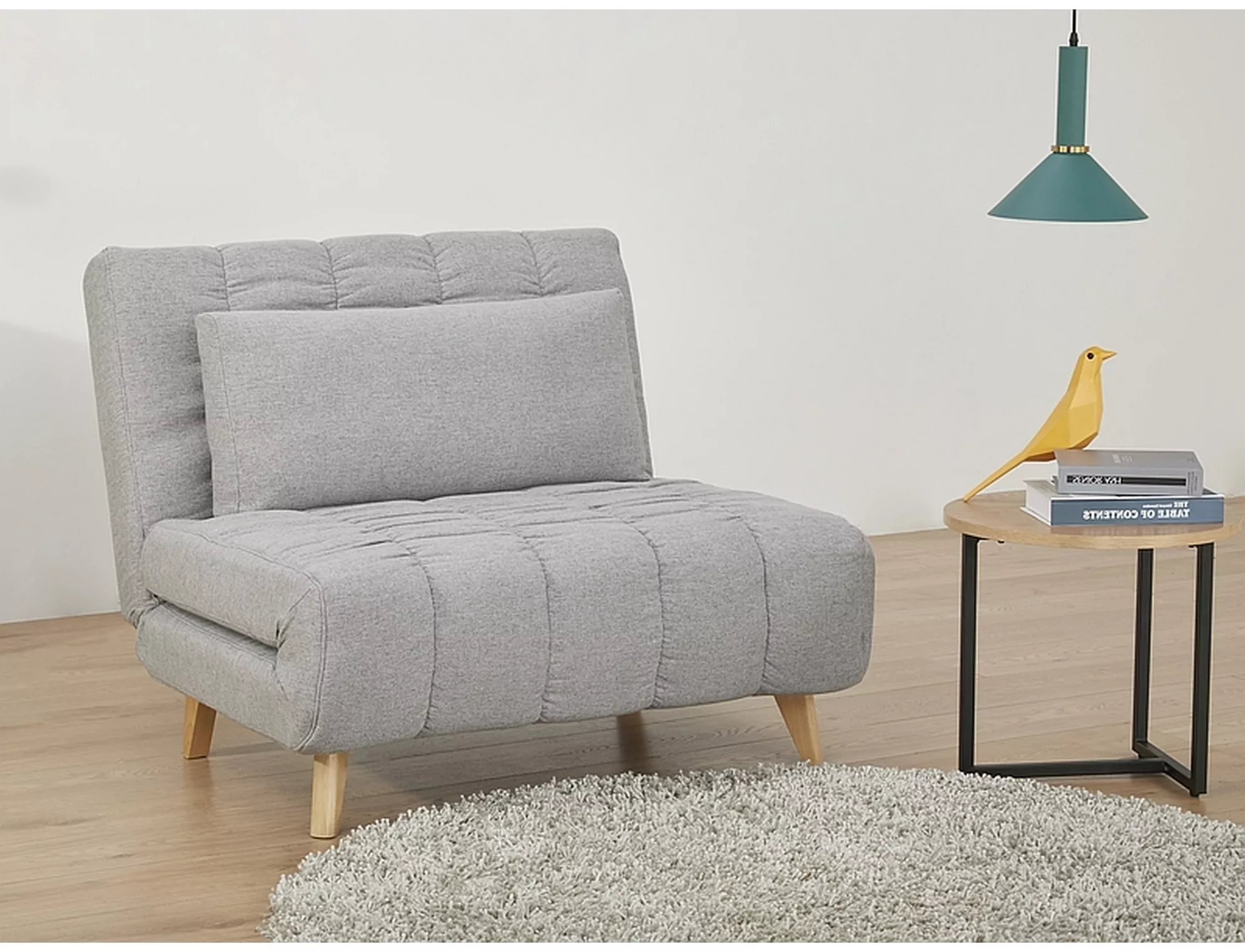 Fotel billy szary tap.137/buk