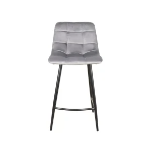 Hoker mila h-2 velvet czarny stelaż/szary bluvel 14