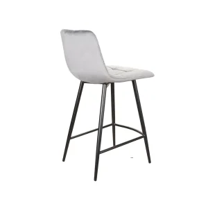 Hoker mila h-2 velvet czarny stelaż/szary bluvel 14