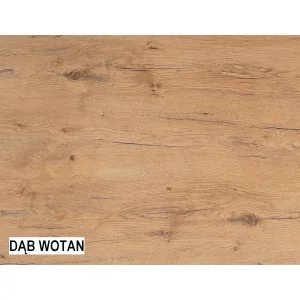 Stół exel dąb wotan / srebrny 140(180)x85 (d)