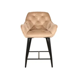 Hoker cherry h-2 velvet czarny stelaż/beż bluvel 28