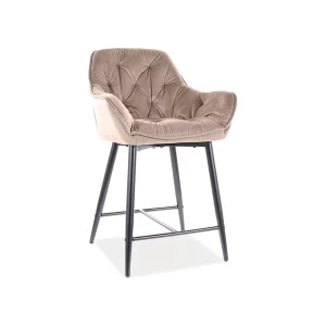 Hoker cherry h-2 velvet czarny stelaż/beż bluvel 28