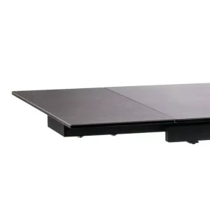 Stół salvadore ceramic ii  ciemny szary/czarny mat 120(180)x80