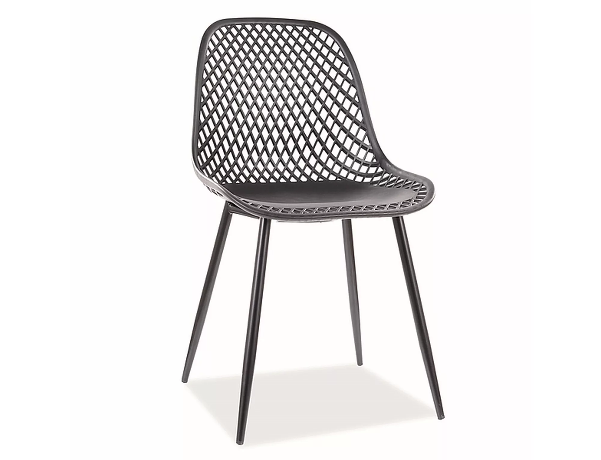 Krzesło corral a czarny stelaż / czarny