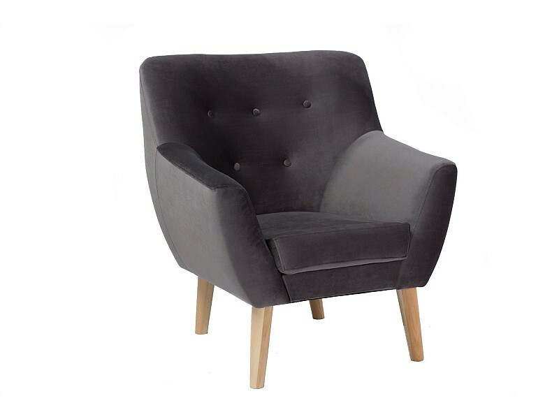 Fotel nordic 1 velvet