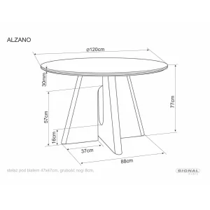 Stół alzano ceramic