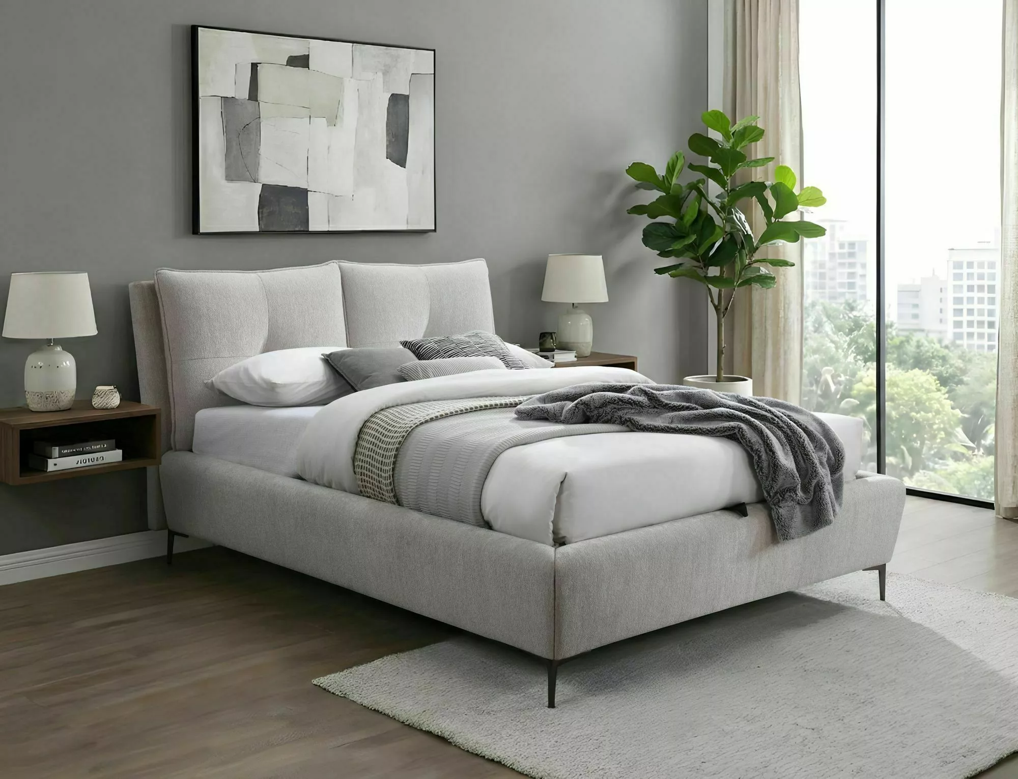 łóżko pasadena raven