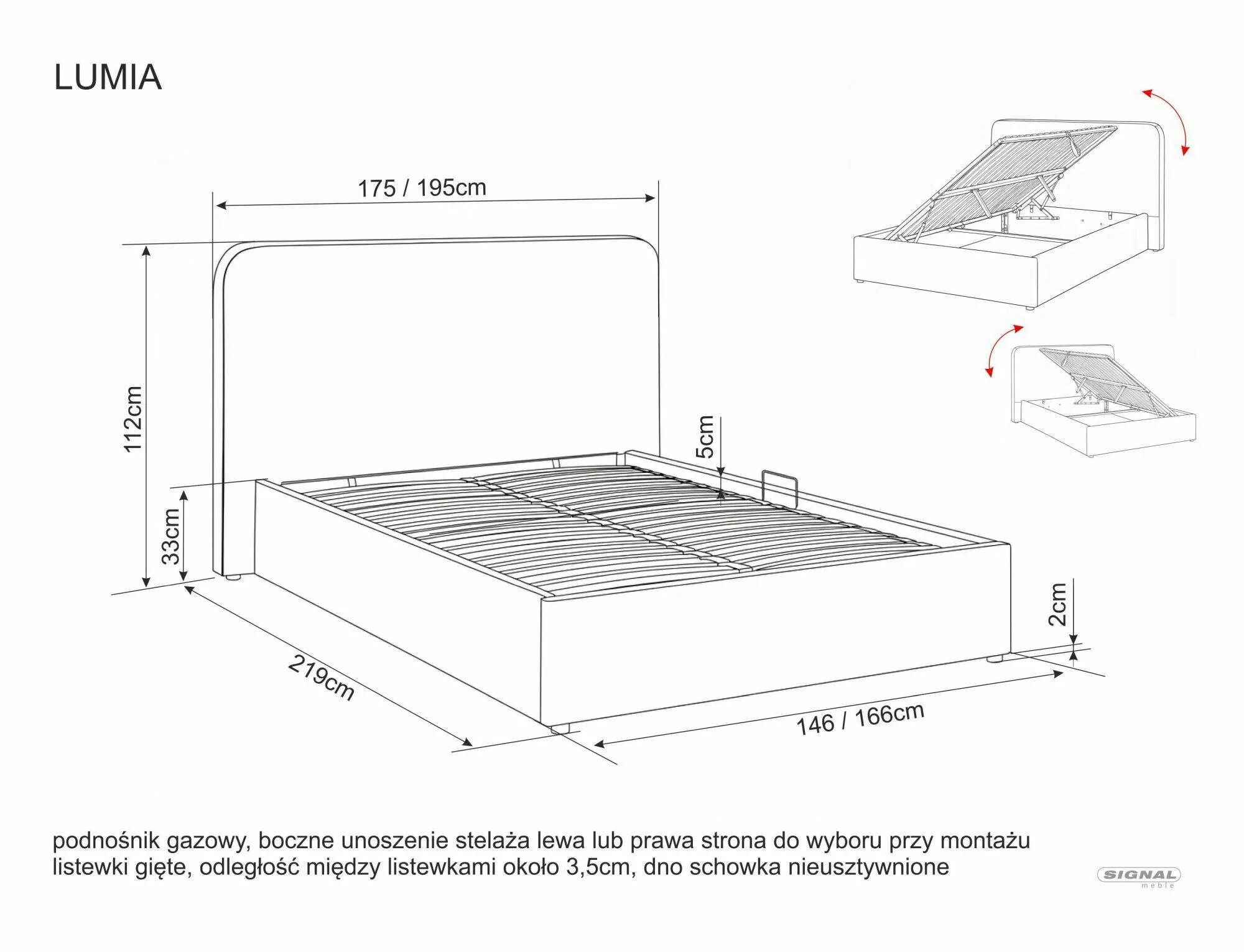 łóżko lumia velvet
