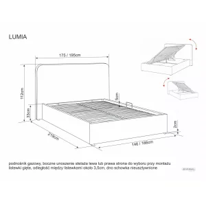 łóżko lumia velvet