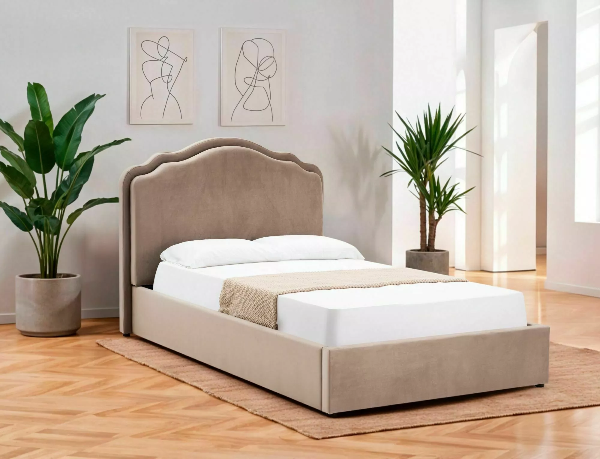 łóżko florencja velvet