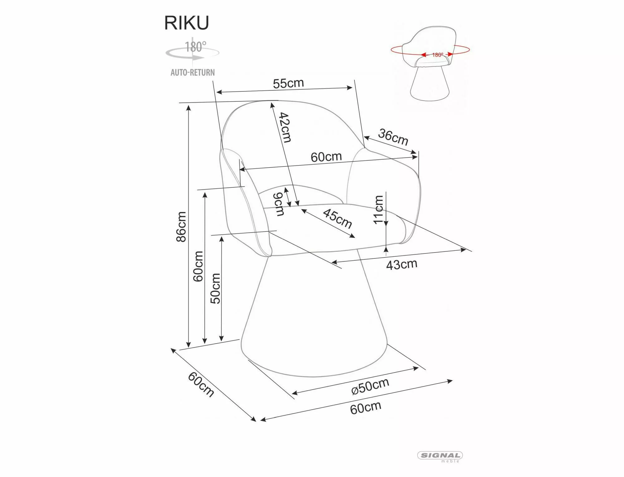 Krzesło riku noelle