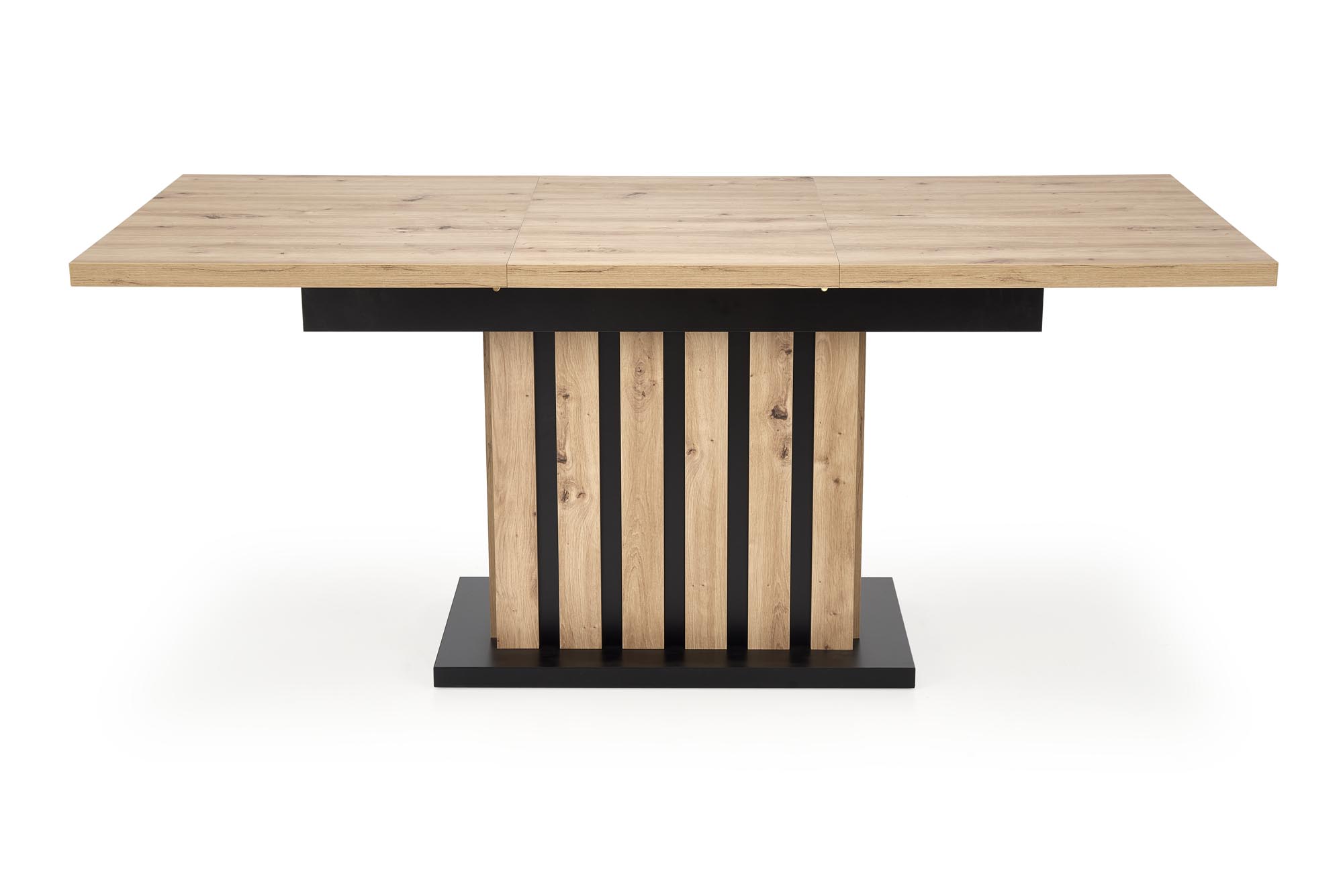 LAMELLO stół rozkładany 160-210/90 cm dąb artisan/czarny