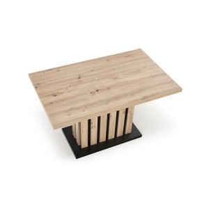 LAMELLO stół rozkładany 160-210/90 cm dąb artisan/czarny