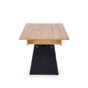 ERIKA ławostół rozkładany dąb artisan / czarny