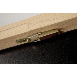 BAGIO stół rozkładany 120-160/80 cm dąb artisan/czarny