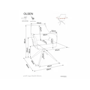 Krzesło olsen noelle