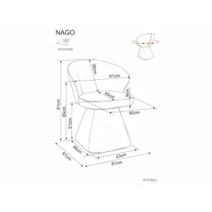 Krzesło nago noelle