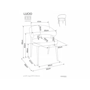 Krzesło lucio noelle