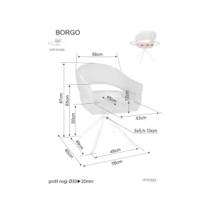 Krzesło borgo leo