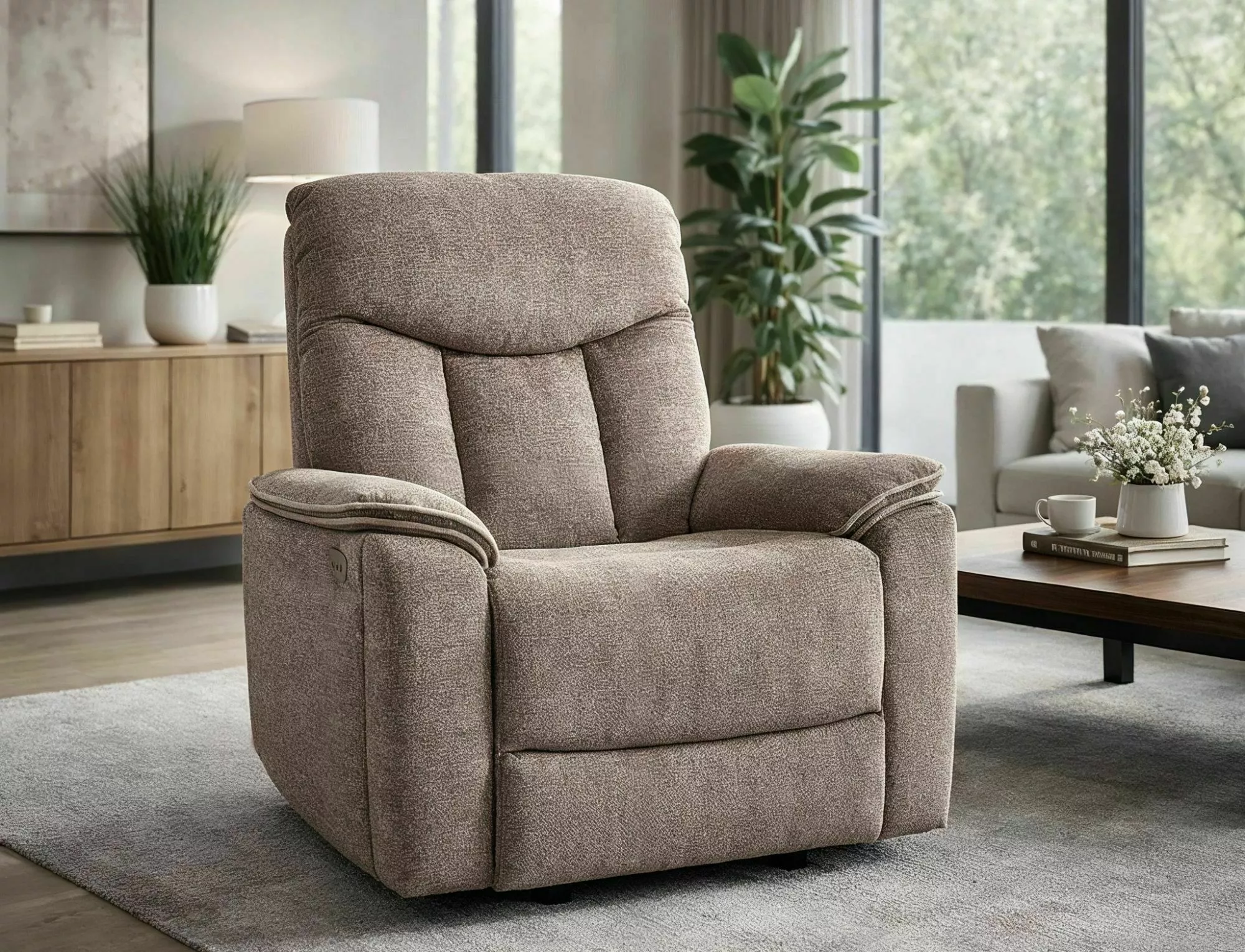 Fotel rozkładany odys raven